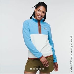 NWT Cotopaxi fleece half zip sweatshirt